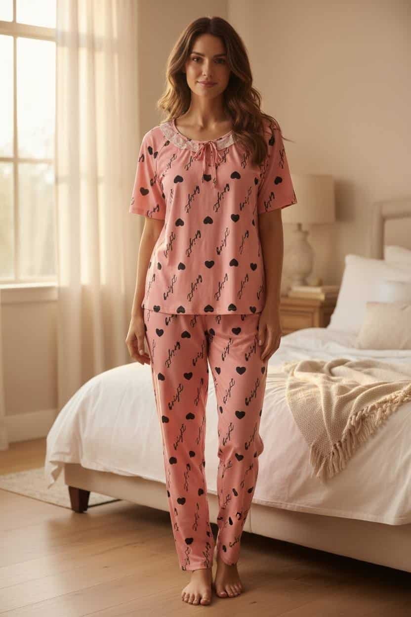 Blush Whisper 3-Piece Floral Pajama Set Blush Whisper 3-Piece Floral Pajama Set