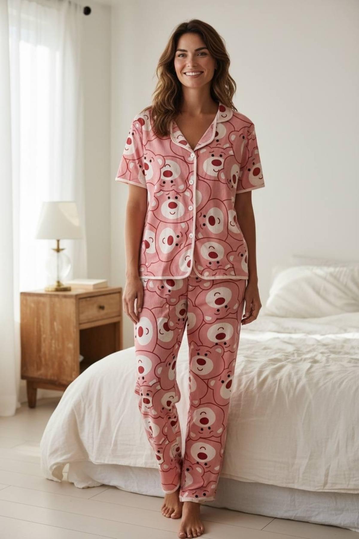 pajama set 3-Piece Women’s Playful Stripes pajama set 3-Piece Women’s Playful Stripes